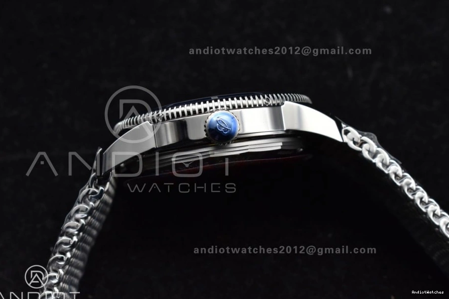 SS Mesh on Blue 42mm II White SS SuperOcean Bezel A BLSF Bracelet Soft Dial 1186 Ceramic Heritage 0715